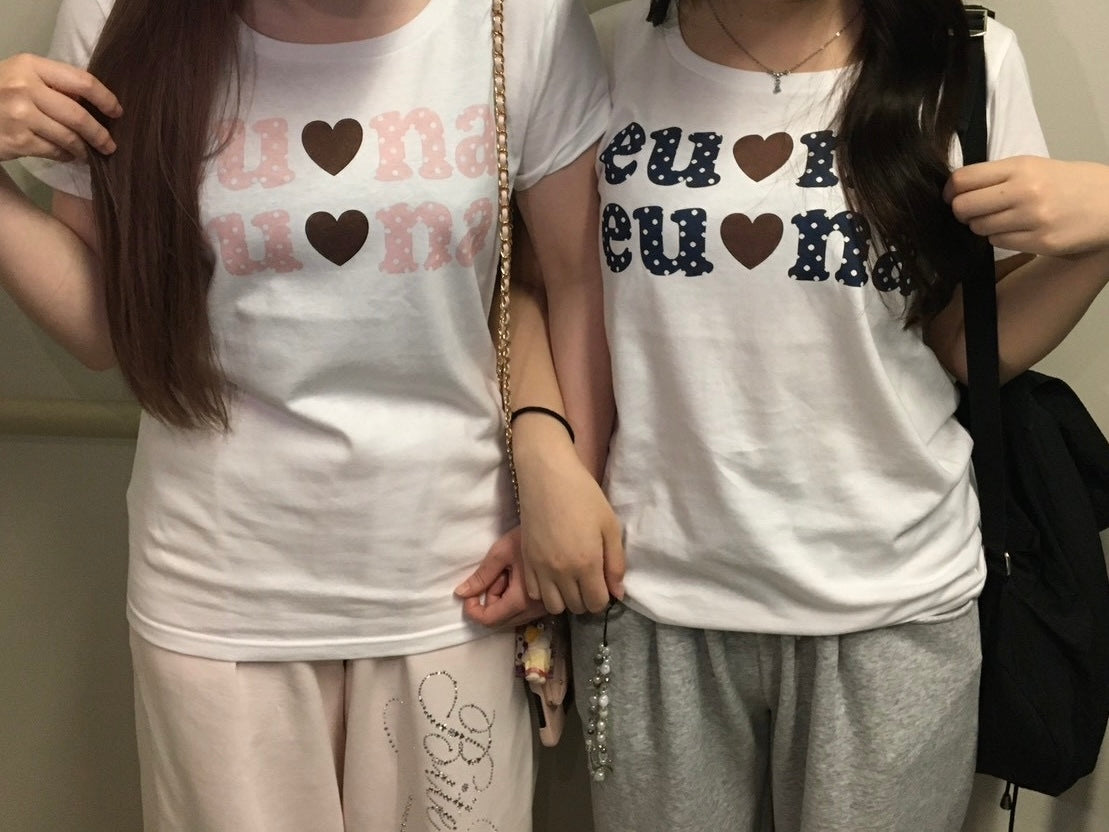 韓国カジュアルオリジナルTシャツ