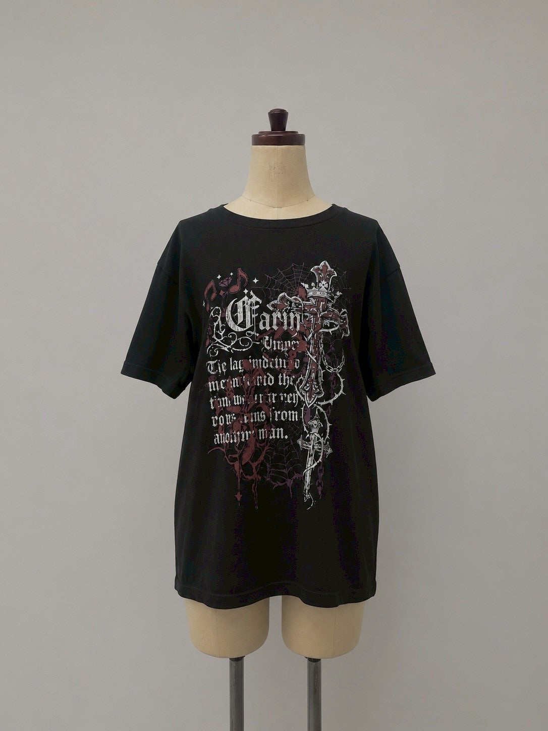クロスプリントTシャツ