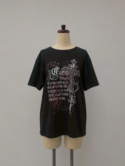 クロスプリントTシャツ